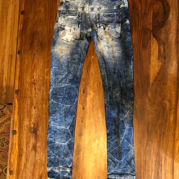 Zara TRF moto acid wash jeans - Picture 4 of 10